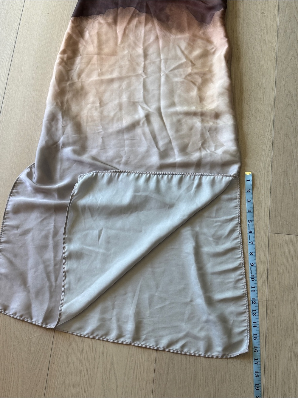 Mango Selection Gradient Watercolor Halter Long Dress - Picture 10 of 10